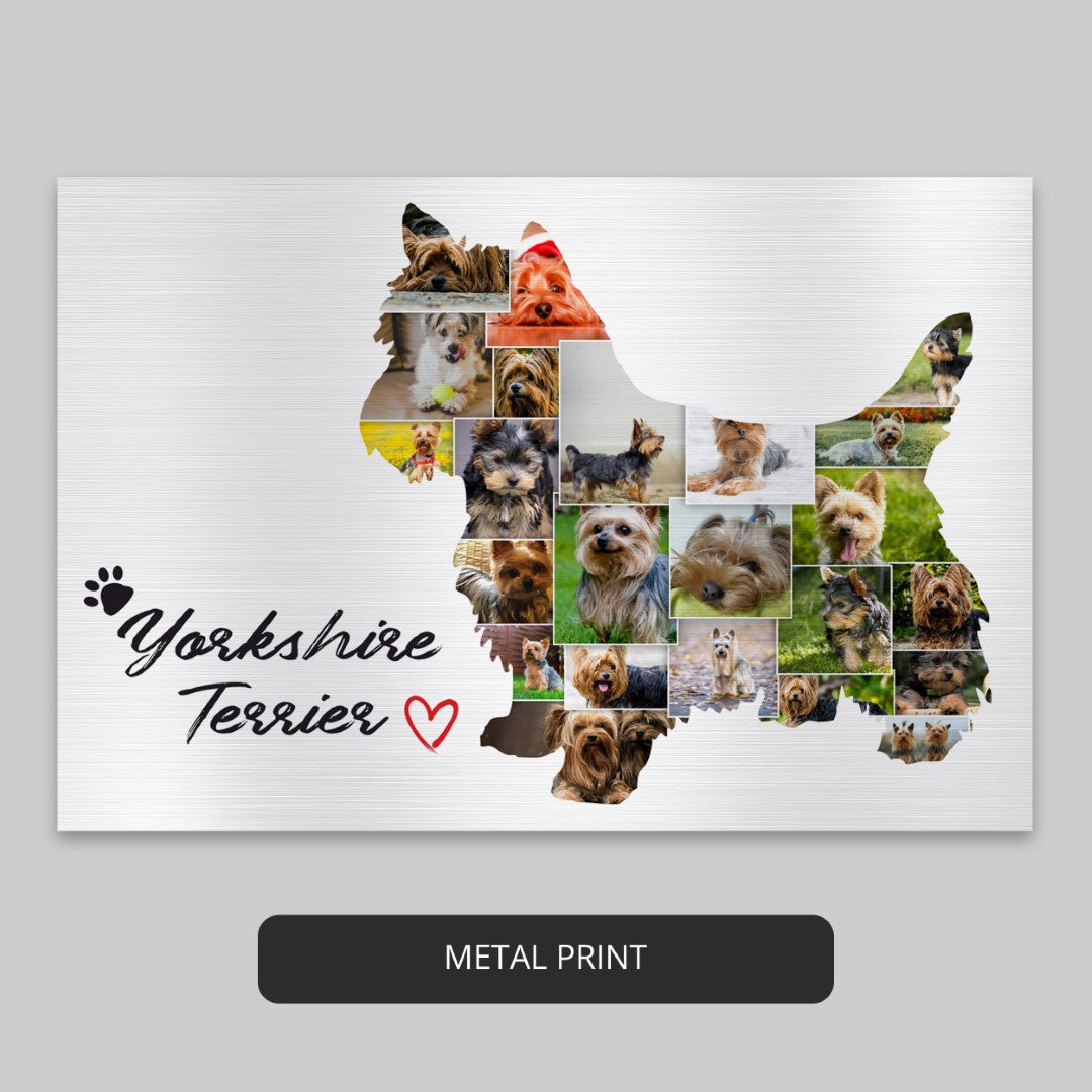 Dog Lover Gifts - Personalized Dog Photo Collage with Cavalier King Charles Spaniel