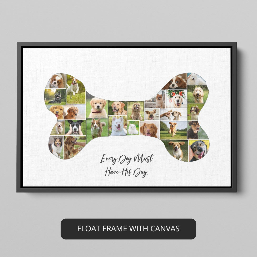 Dog Lover Gifts - Customized Dog Themed Photo Collage