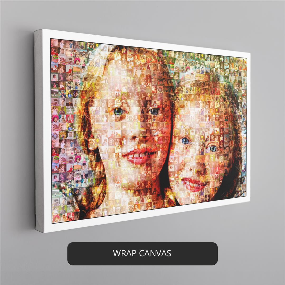 Valentine Gift Decoration: Mosaic Picture Collage