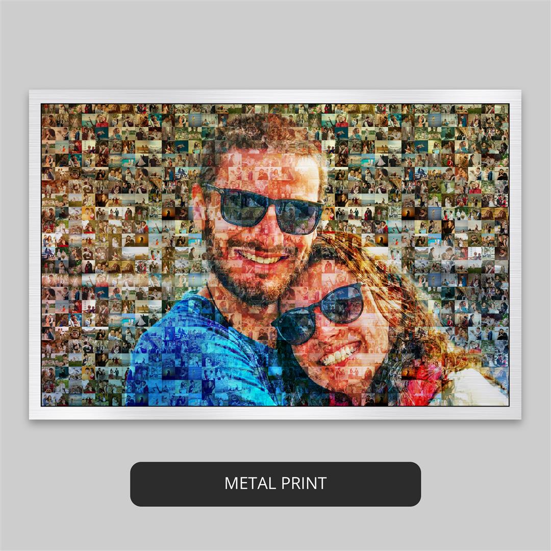 Celebrate Love and Memories - Anniversary Photo Collage Gift