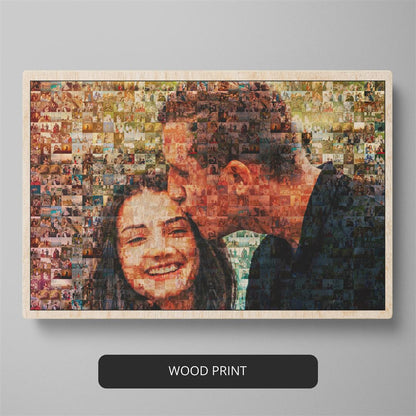 Create Memories with a Custom Mosaic Picture - Perfect Anniversary Gift for Couples