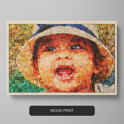 Mosaic picture gift - Cherish memories with this creative present