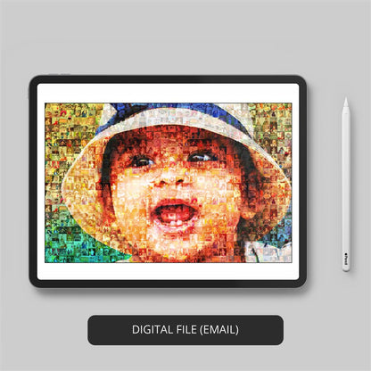 Custom gifts for girlfriend - Express your love with a photo mosaic
