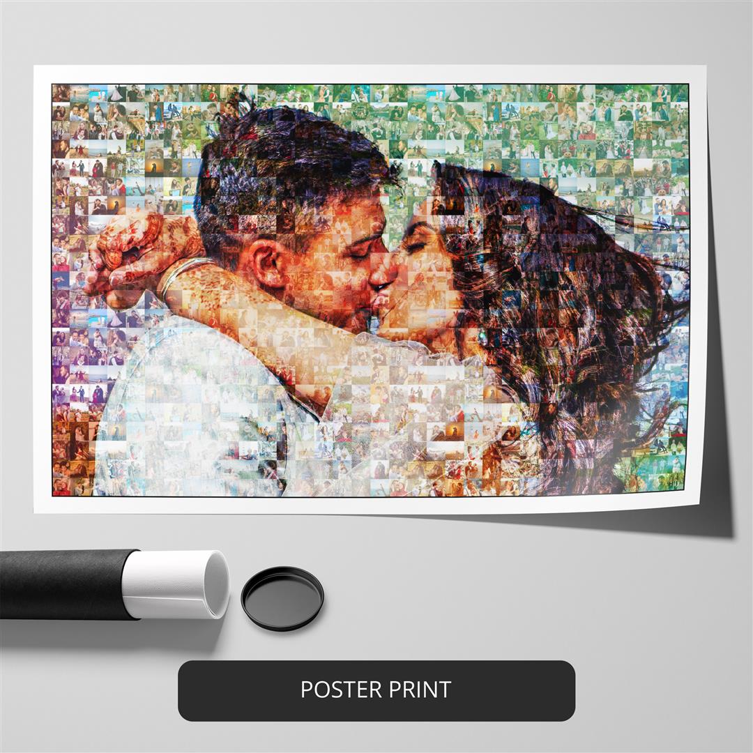 Gift Ideas for Couples - Anniversary & Birthday Photo Collage