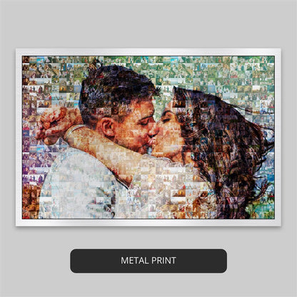 Memorable Photo Mosaic - Anniversary Gifts for Couples