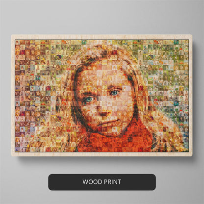 Capture Memories: Anniversary Gifts for Her - Photo Mosaic Gift