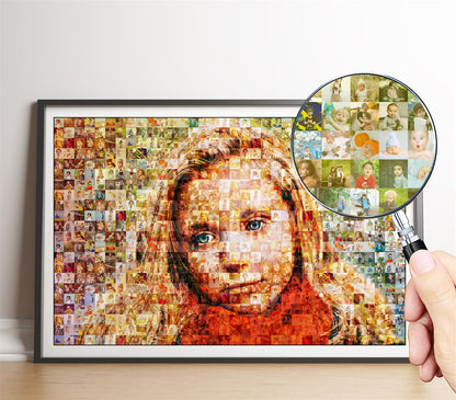 Personalized Anniversary Gift: Stunning Mosaic Picture Collage
