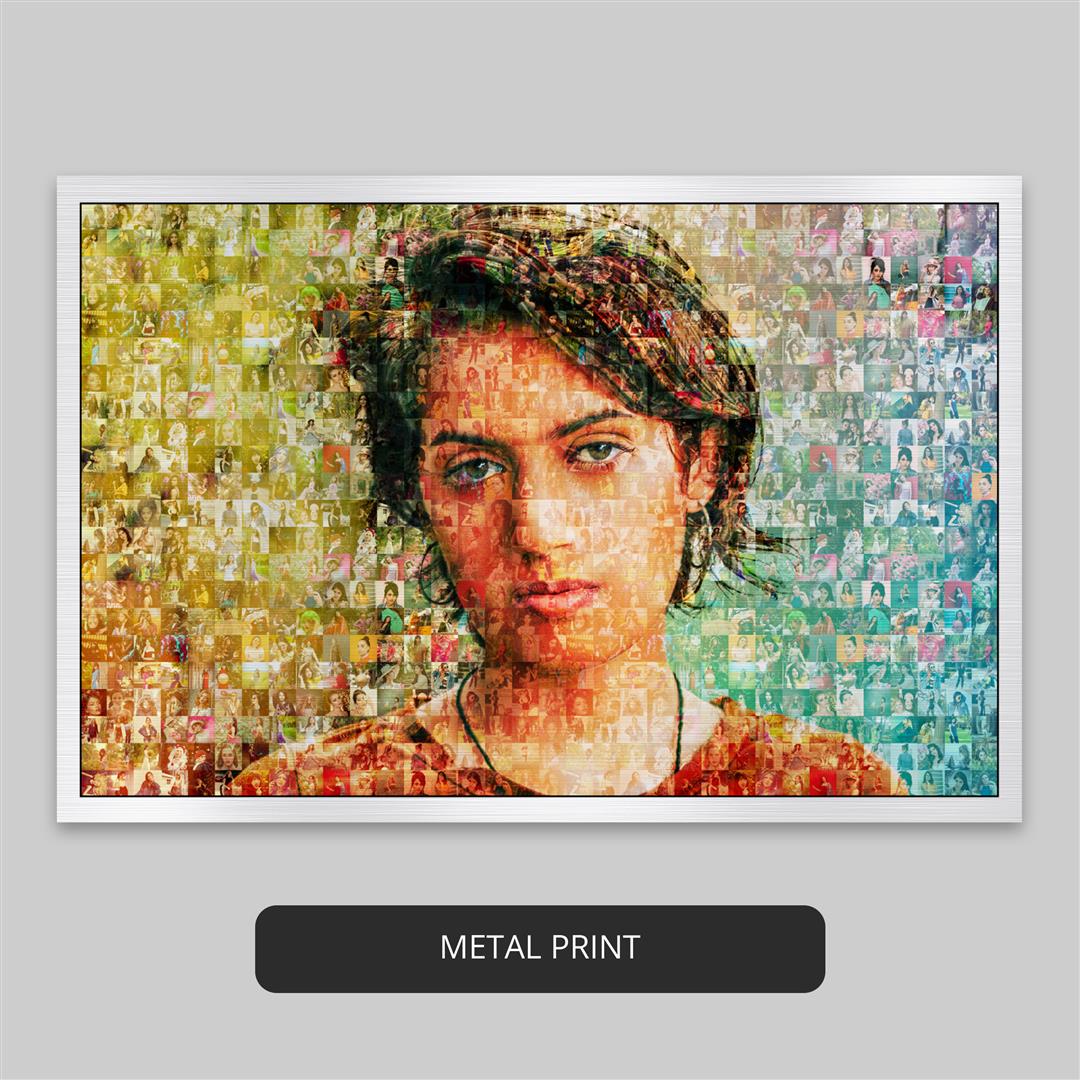 Mosaic Gift Ideas: Handcrafted Photo Collage for Her Birthday