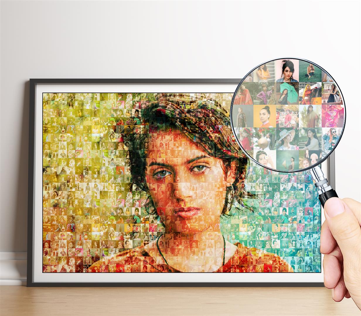 Personalized Photo Collage: Unique Birthday Gift for Her - Mosaic Picture Print