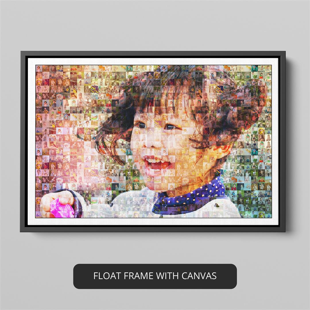 Capture Memories with Mosaic Picture Gift - Personalized for Him