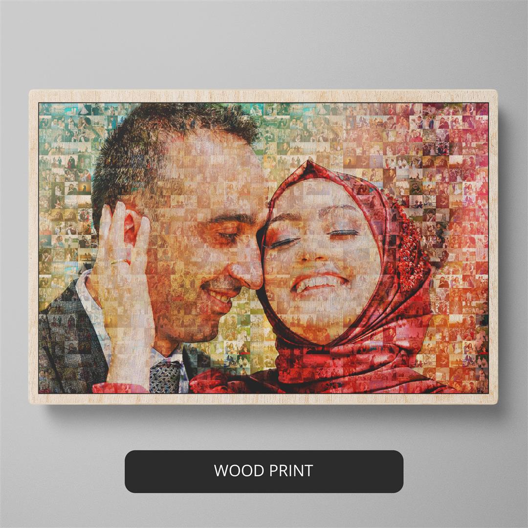 Anniversary Gifts for Her - Personalized Mosaic Picture Gift - Mosaic Art Decoration