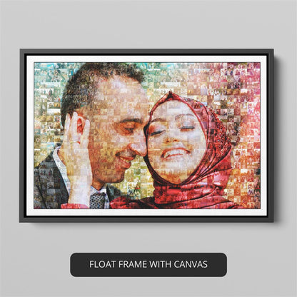 Personalized Anniversary Gifts - Mosaic Picture Gift - Valentine's Day Decoration