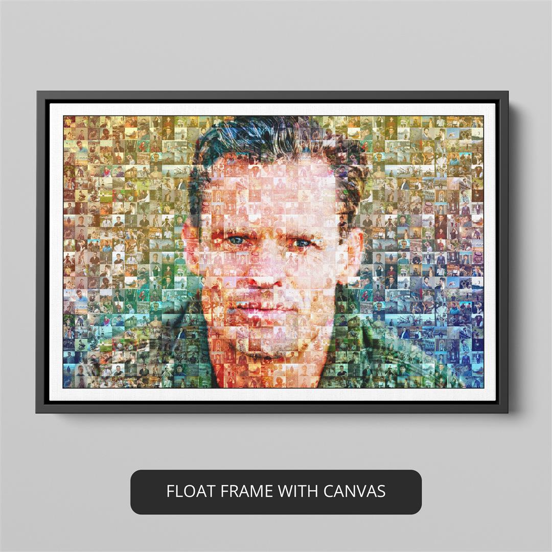 Customized Mosaic Photo Printable - Unique Christmas Gift for Friends