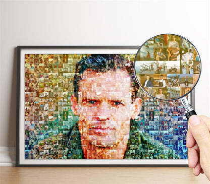 Personalized Mosaic Collage Photo Frame - Unique Christmas Gift Ideas for Friends