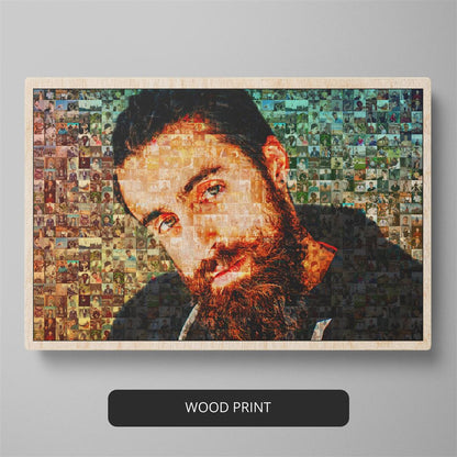 Mosaic Pictures to Print: Custom Photo Collage for Couples - Gift Inspiration