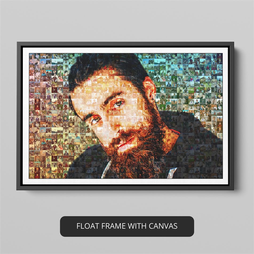 Express Your Love with Mosaic Art Gifts: Personalized Photo Collage for Couples