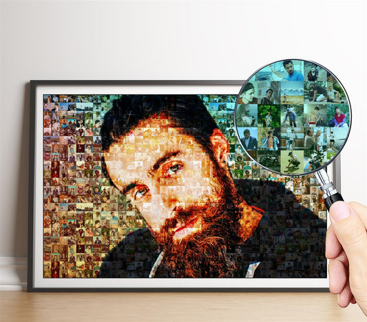 Personalized Mosaic: Stunning Gift Ideas for Couples - Custom Photo Collage