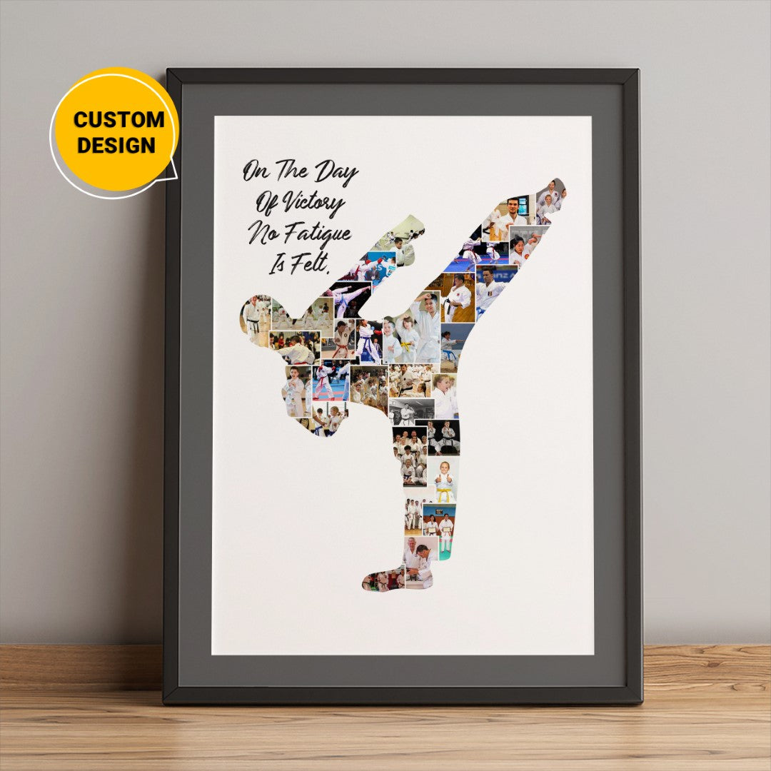 Personalized Photo Collage - Unique Jiu Jitsu Gifts for Him