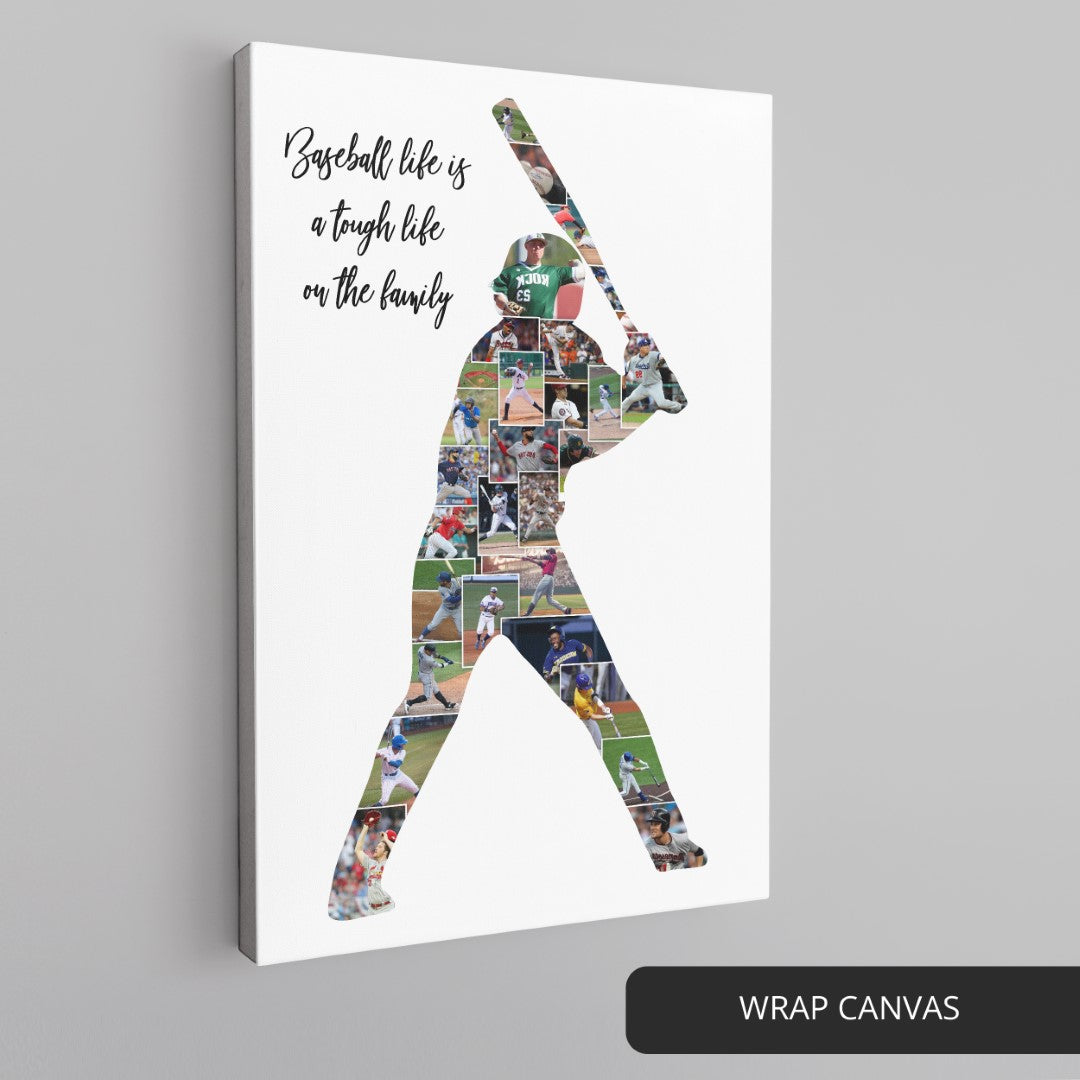 Baseball Themed Gifts: Capture Memories with a Personalized Photo Collage