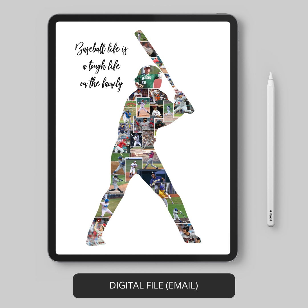 Baseball Team Gift Ideas: Personalized Photo Collage for Players and Coaches