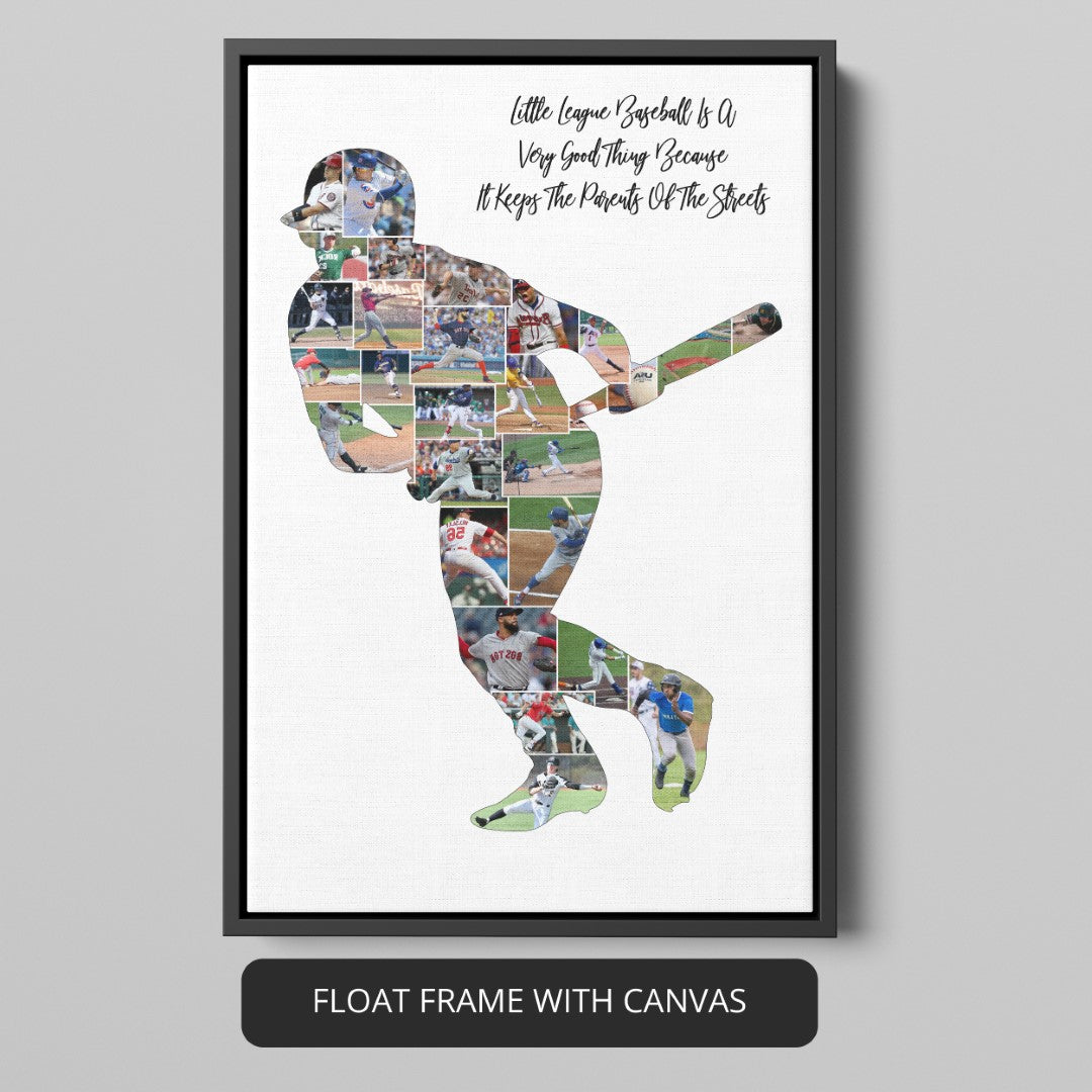 Baseball Themed Gifts - Personalized Baseball Photo Collage