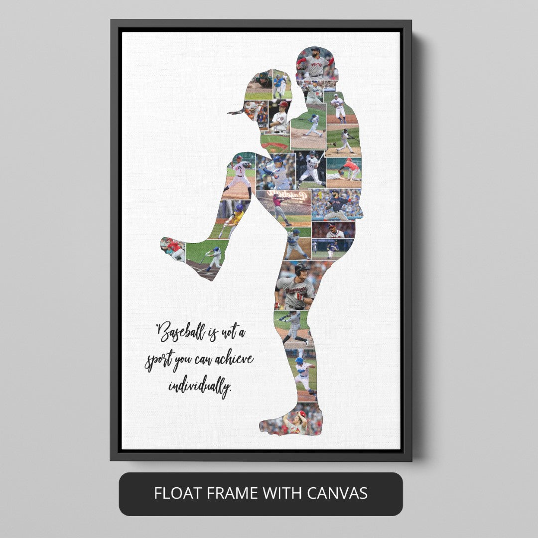 Baseball Lovers Gifts: Custom Photo Collage for Sports Enthusiasts