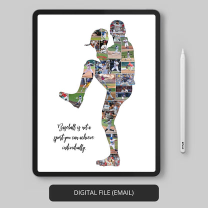 Best Baseball Player: Personalized Photo Collage as a Unique Gift Idea