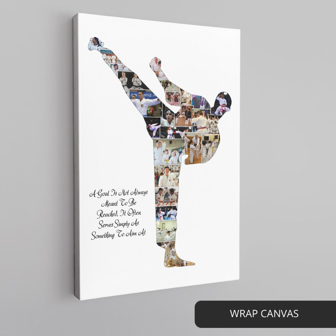 Karate Teacher Gifts - Handcrafted Personalized Photo Collage