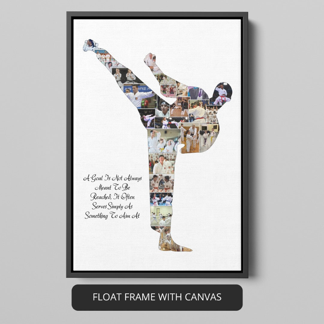 Unique Karate Gifts for Men - Customized Karate Photo Collage