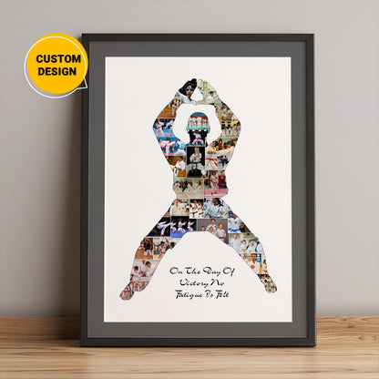 Personalized Karate Themed Gifts - Custom Photo Collage