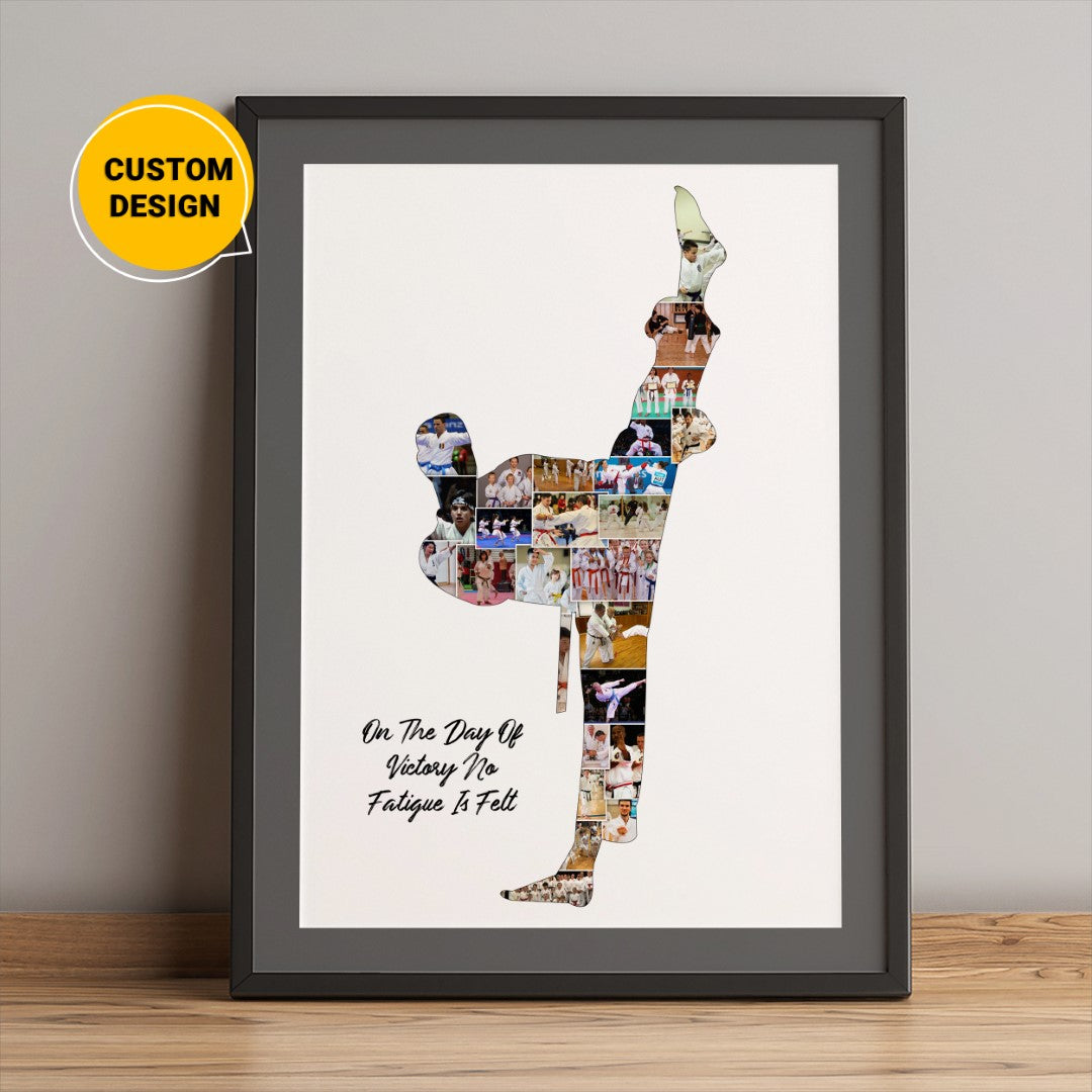 Personalized Karate Christmas Gifts: Custom Photo Collage