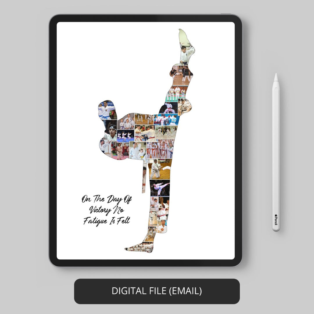 Express Karate Spirit: Photo Collage with Karate Themed Gifts