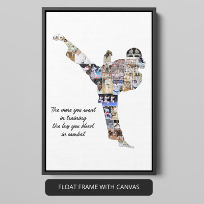 Karate Gifts for Men: Custom Photo Collage - Show Your Passion for Martial Arts