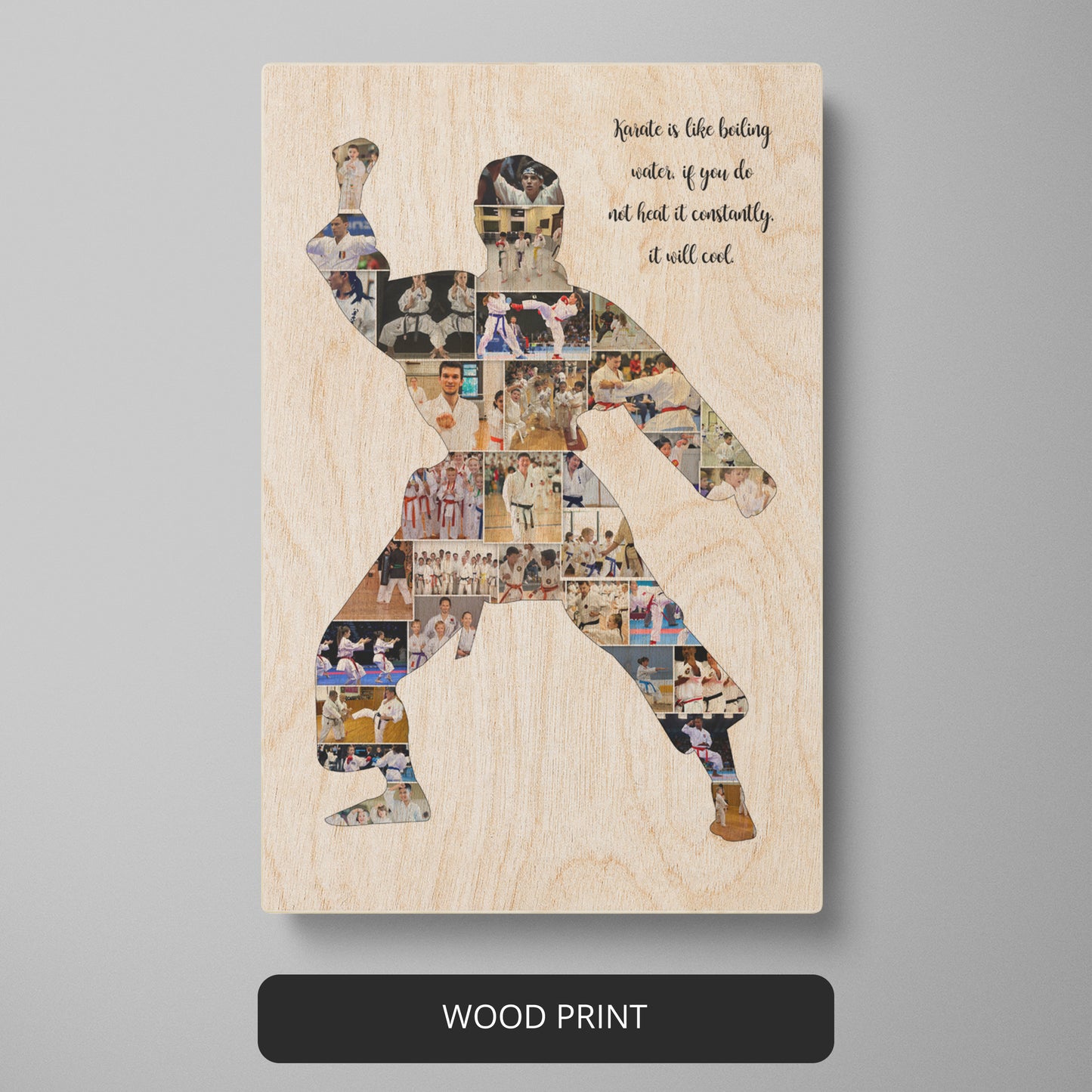 Karate Themed Gifts: Handcrafted Personalized Photo Collage