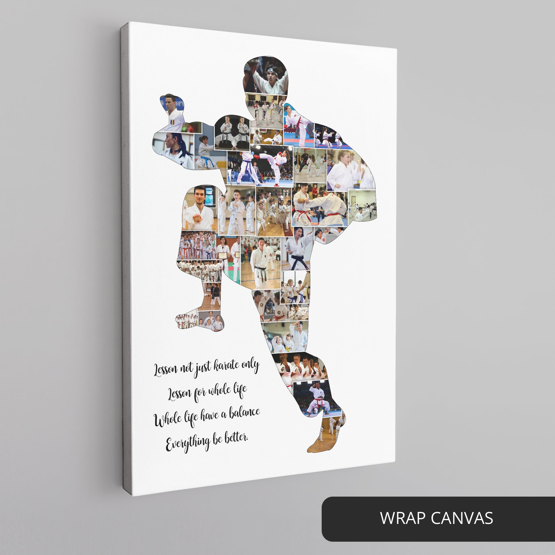 Thoughtful Taekwondo Gifts: Photo Collage for Martial Arts Enthusiasts