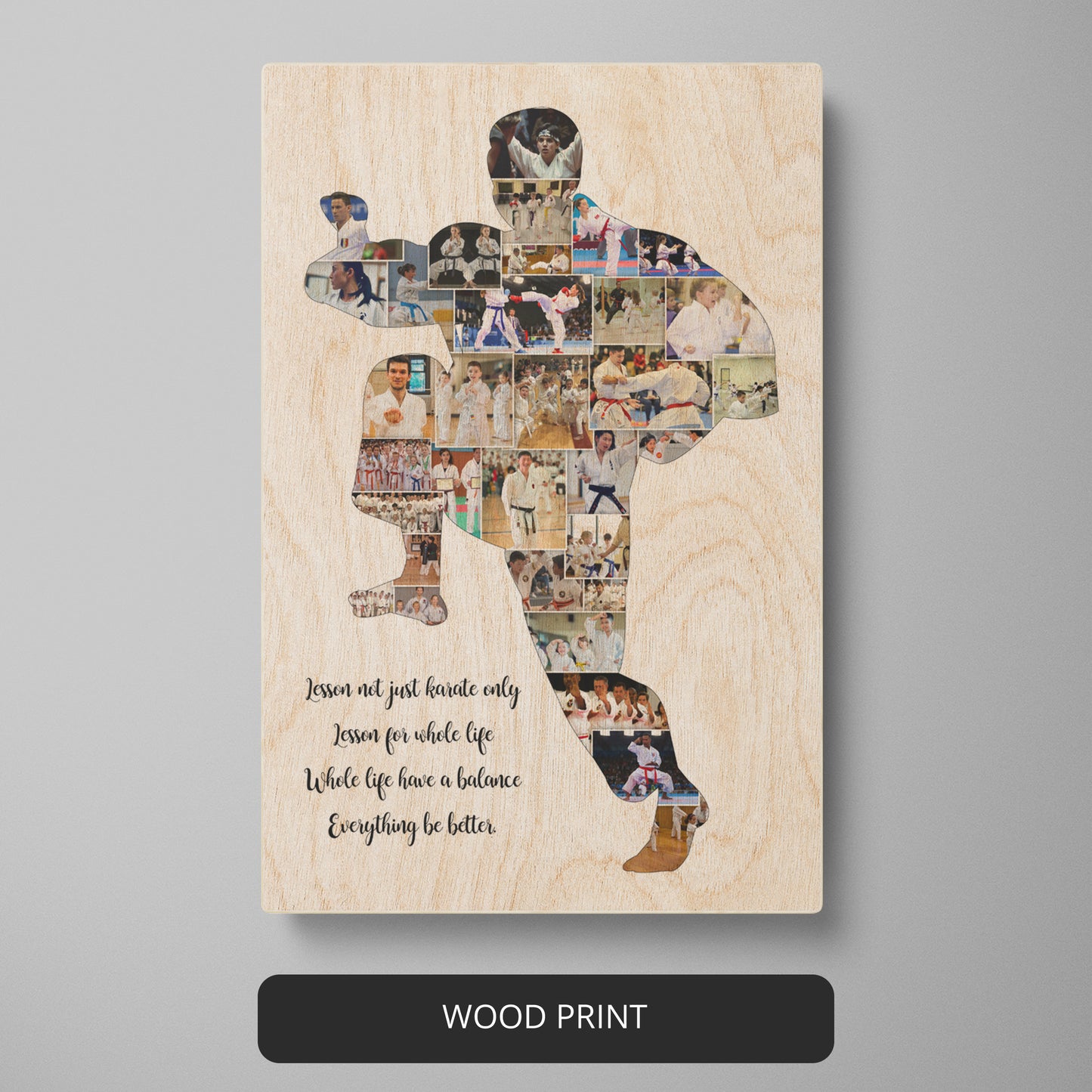 Taekwondo Gifts for Him: Customized Photo Collage for Men