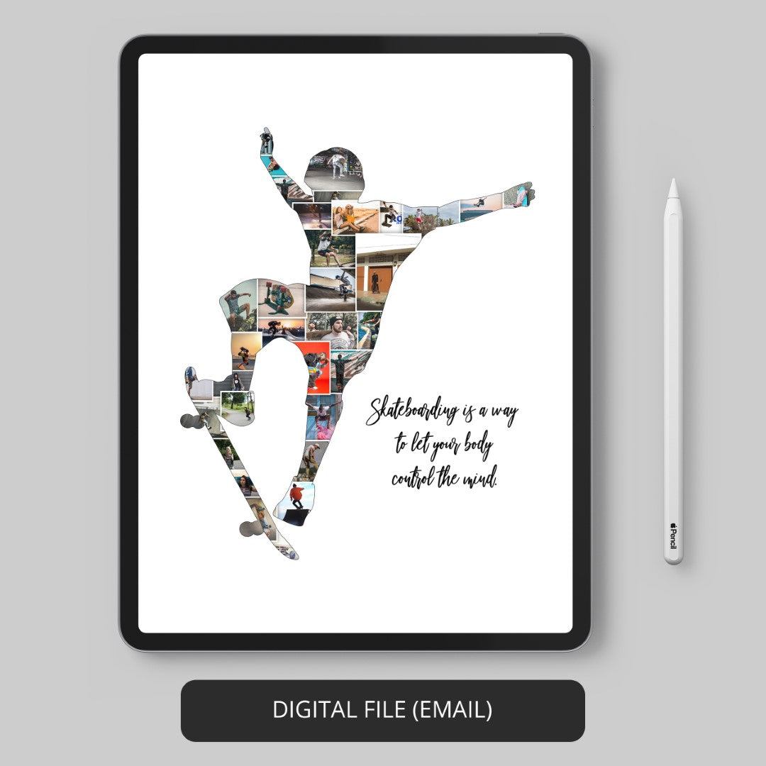 Unique Skateboarding Decor: Personalized Wall Art for Skateboard Enthusiasts