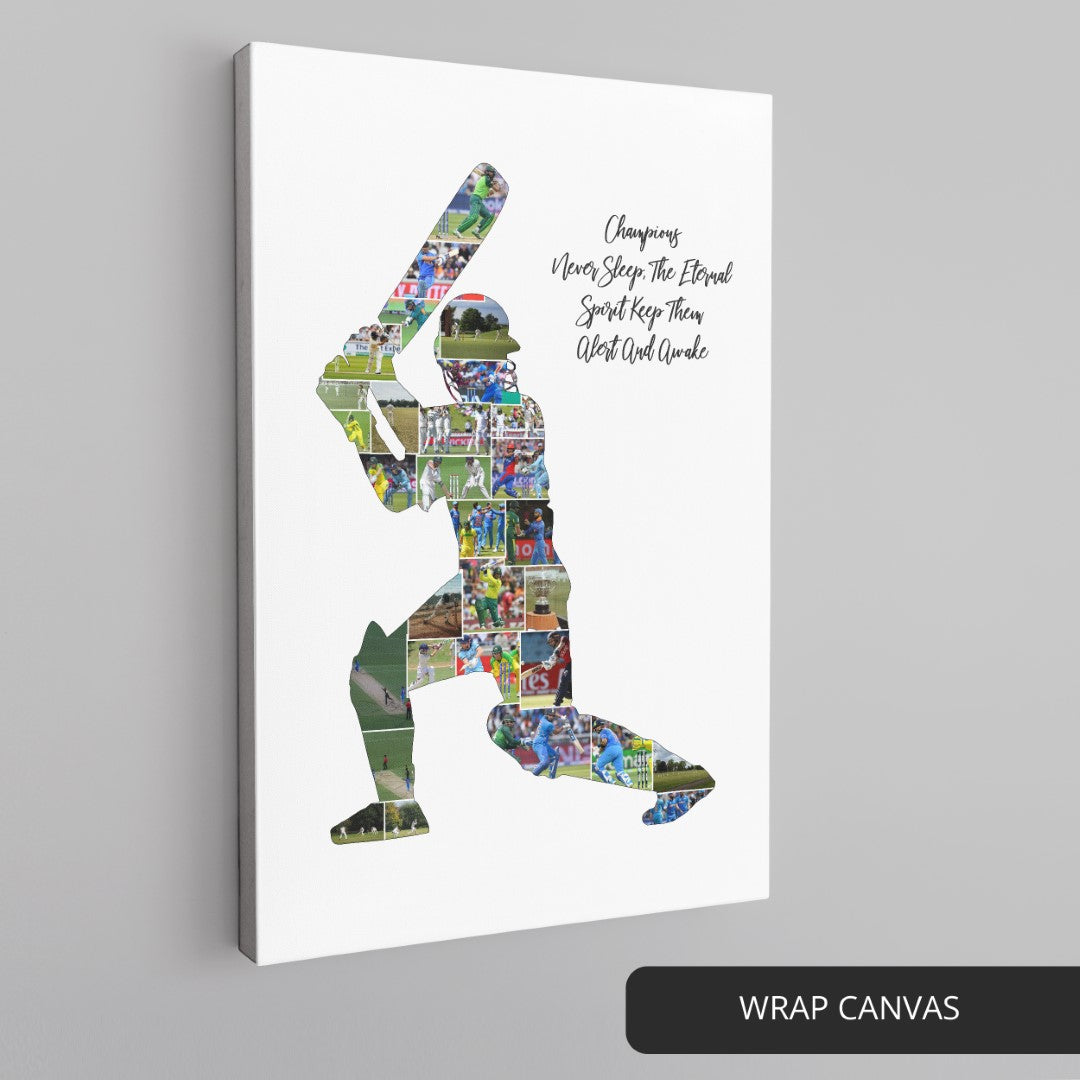 Cricket Birthday Gifts: Memorable Personalized Cricket Photo Collage