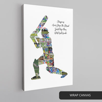 Cricket Birthday Gifts: Memorable Personalized Cricket Photo Collage