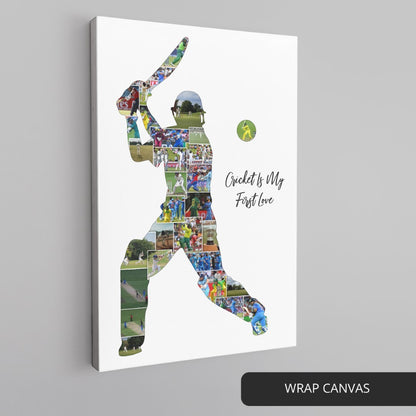 Cricket Artwork: Captivating Cricket Canvas for Sports Decor and Gifts