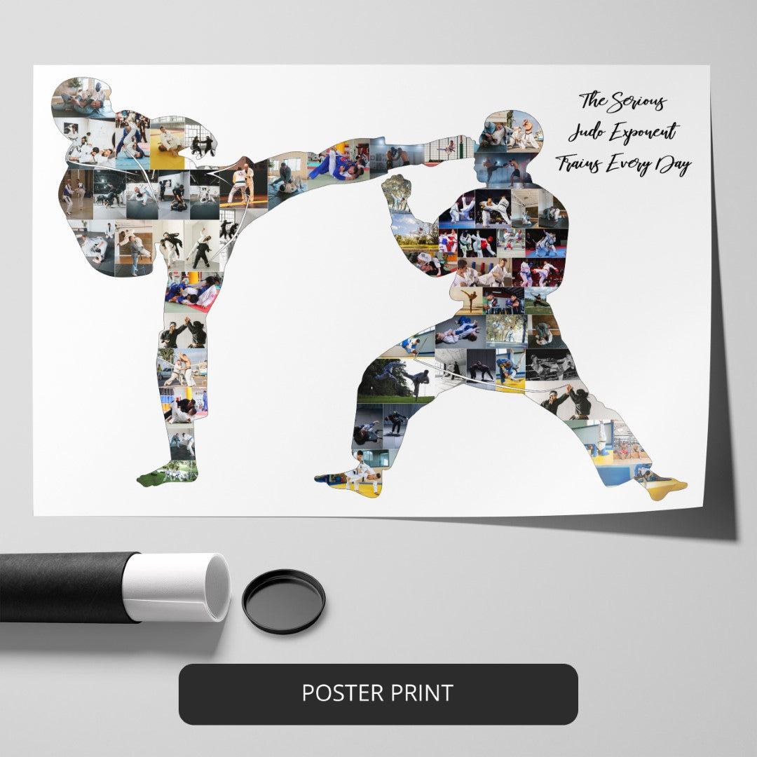 Unique Jiu Jitsu Gifts for Dad: Personalized Photo Collage