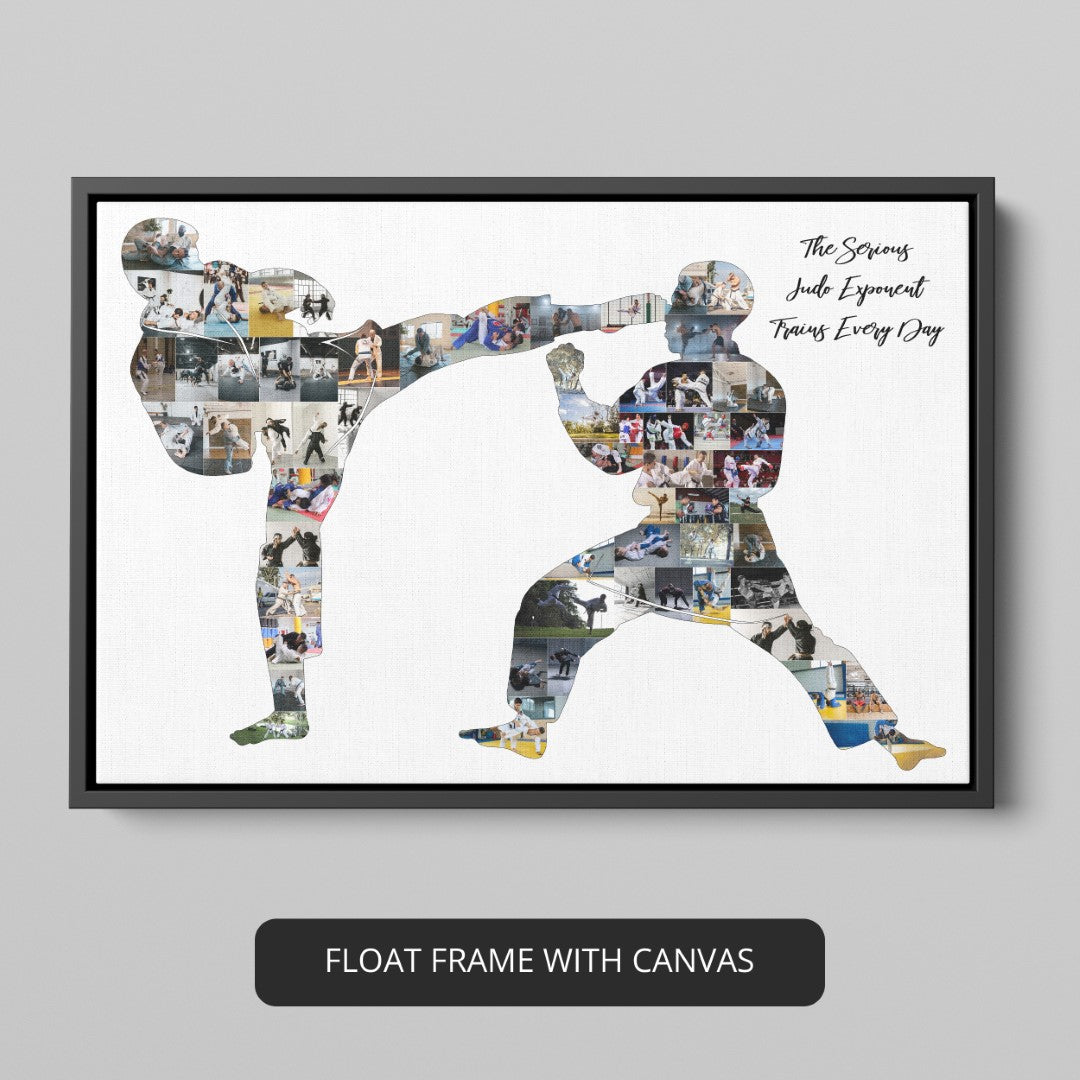 Surprise Jiu Jitsu Gifts for Her: Personalized Photo Collage