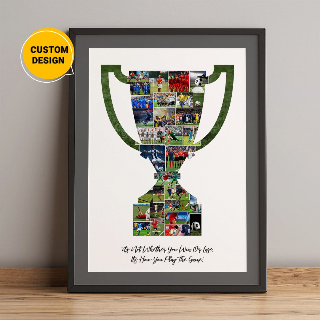 Personalized Cricket Gifts for Dad: Luxury Cricket Gift with Photo Collage