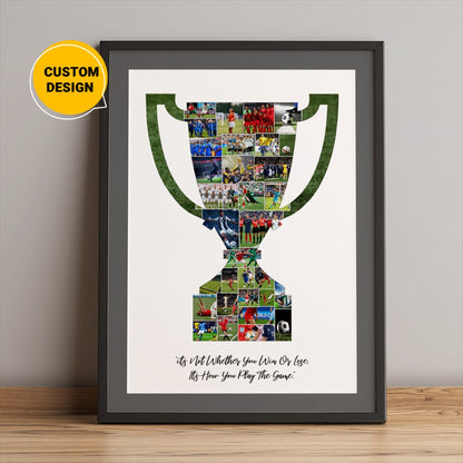 Personalized Cricket Gifts for Dad: Luxury Cricket Gift with Photo Collage