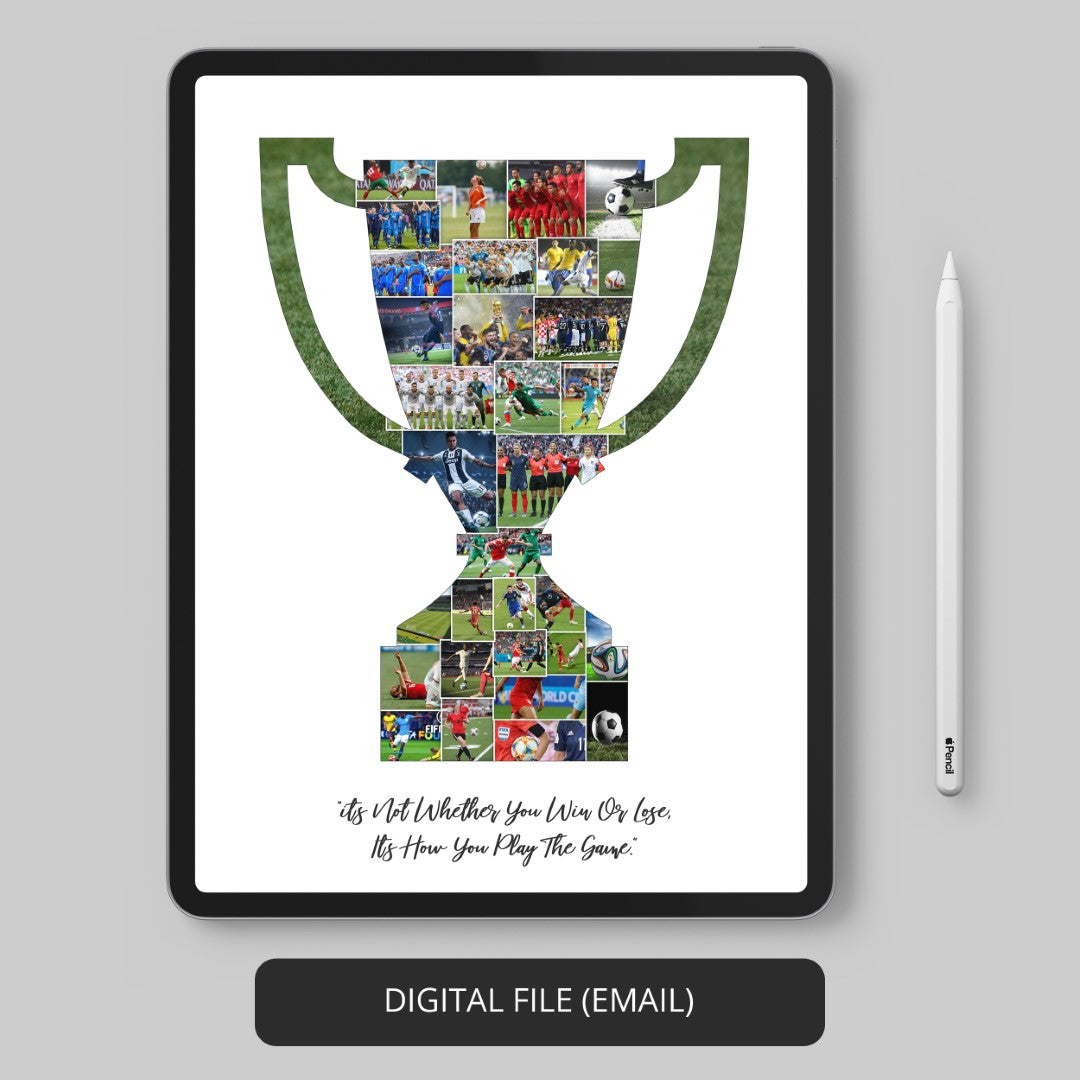 Cricket Lover Gifts: Luxury World Cup Photo Collage for Her
