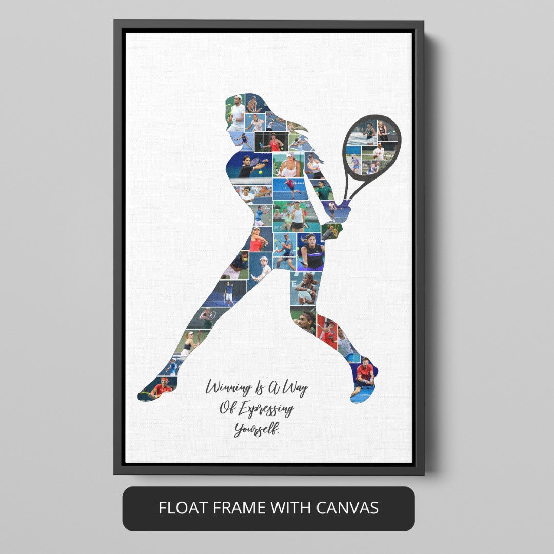 Elevate Your Space with Tennis Decor - Custom Tennis Collage