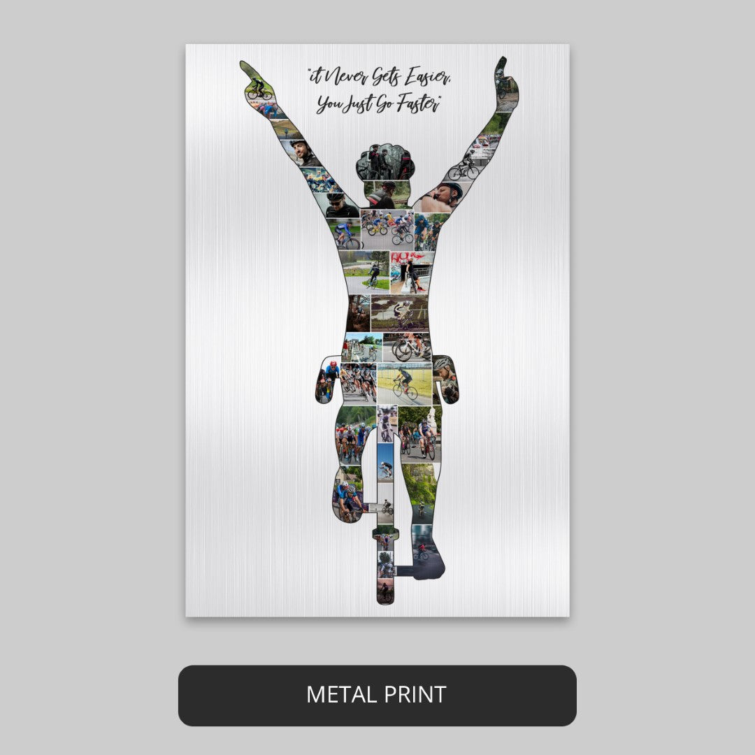 Best Cycling Gifts: Personalized Photo Collage for Bike Enthusiasts