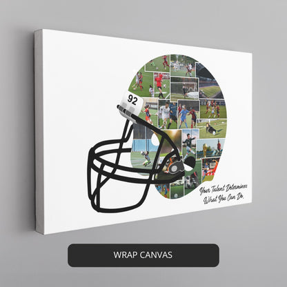 Rugby Canvas Art - Unique Photo Collage for Rugby Fans