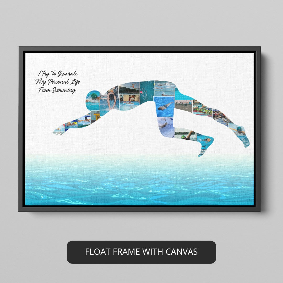 Best Swim Coach Gifts: Custom Photo Collage to Show Appreciation