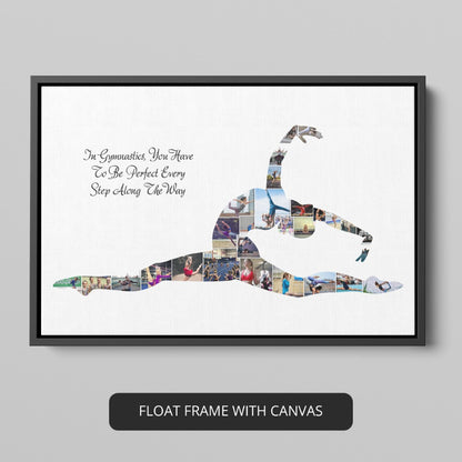 Gymnastics Gift Ideas - Personalized Photo Collage for Gymnasts
